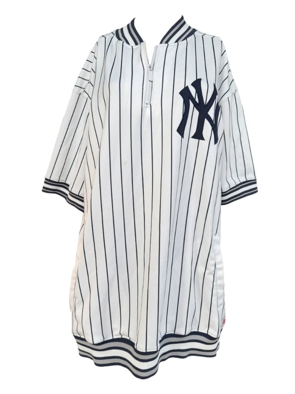 Vintage Yankees Pinstripe Jersey Oversized Y2K Streetwear XL